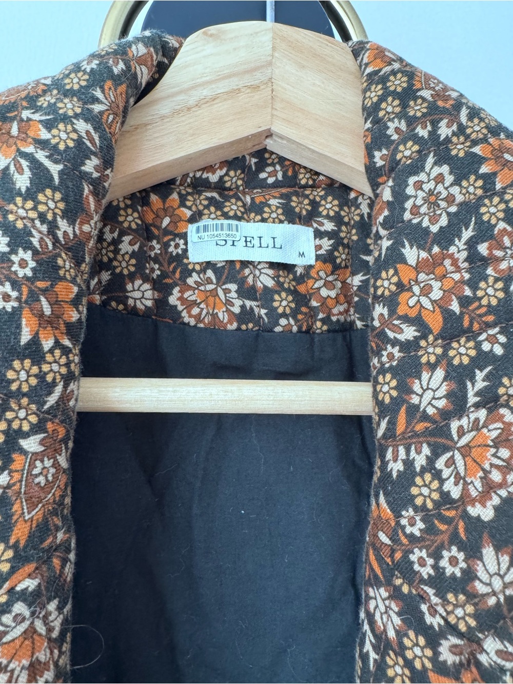 Spell from Anthropologie - Floral Quilted Long Coat - Picture 4 of 6